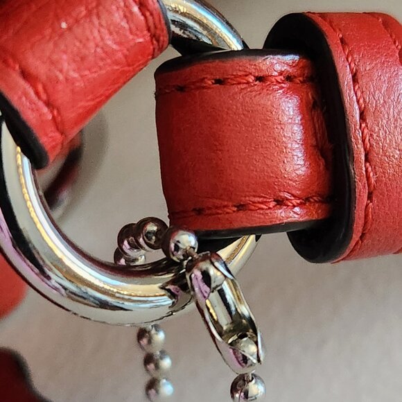 Euc Coach Carrie Khaki Shoulder Bag Tote Purse - Picture 10 of 16